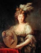 Marcello Bacciarelli Portrait of Anna Charlotta Dorothea Biron oil